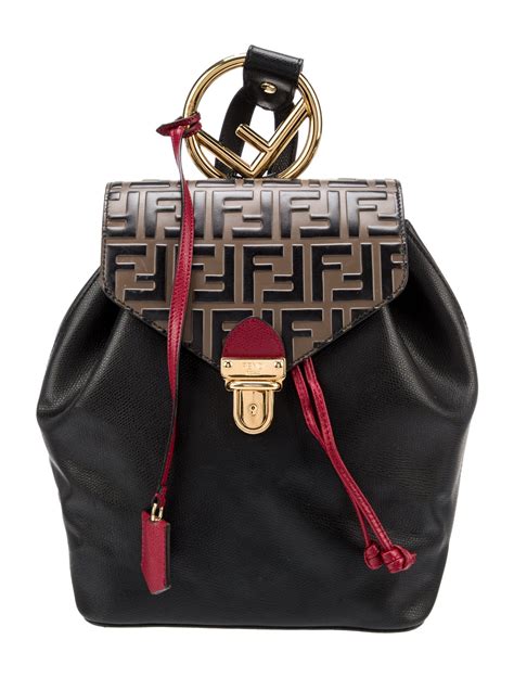 fendi cruise ff embossed leather backpack|Mini Backpack .